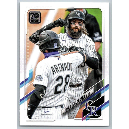 2021 Topps Baseball Complete Set Charlie Blackmon Colorado Rockies #68 - Collectible Craze America