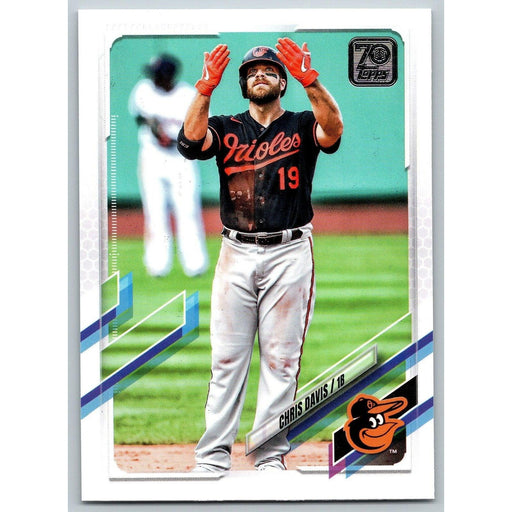 2021 Topps Baseball Complete Set Chris Davis Baltimore Orioles #29 - Collectible Craze America