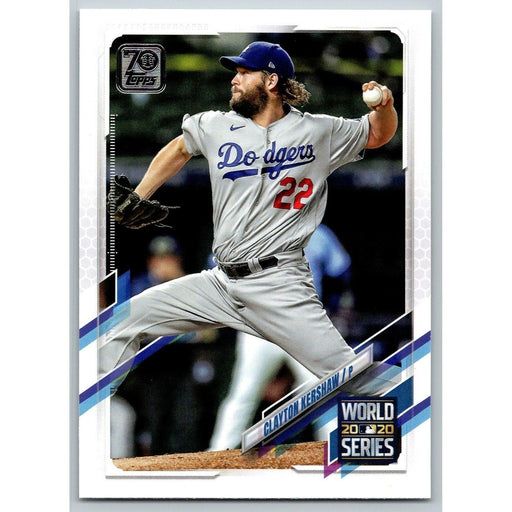 2021 Topps Baseball Complete Set Clayton Kershaw Los Angeles Dodgers #179 - Collectible Craze America