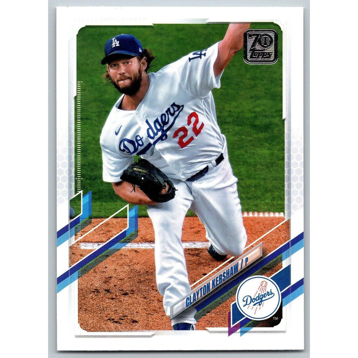 2021 Topps Baseball Complete Set Clayton Kershaw Los Angeles Dodgers #67 - Collectible Craze America