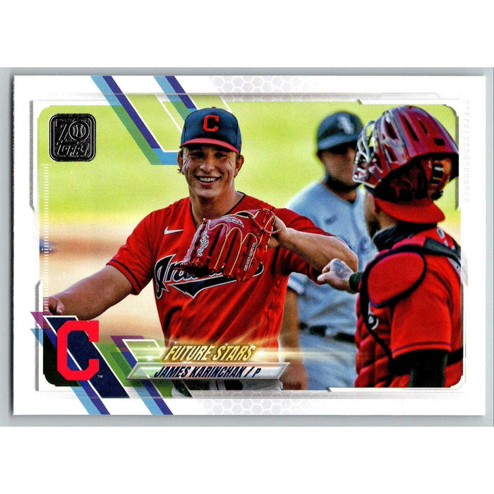 2021 Topps Baseball Complete Set Cleveland Indians Cleveland Indians #361 - Collectible Craze America