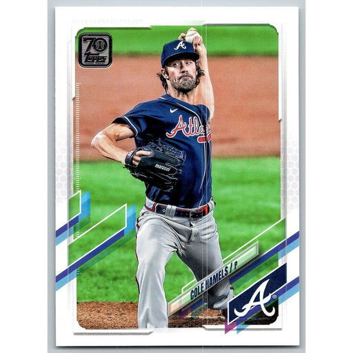 2021 Topps Baseball Complete Set Cole Hamels #495 Tampa Bay Rays - Collectible Craze America