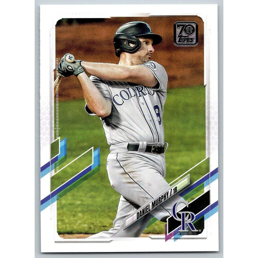 2021 Topps Baseball Complete Set Daniel Murphy Colorado Rockies #129 - Collectible Craze America