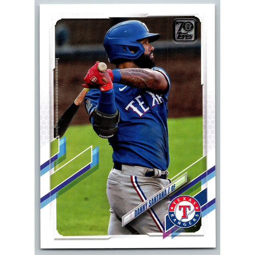 2021 Topps Baseball Complete Set Danny Santana Texas Rangers #35 - Collectible Craze America