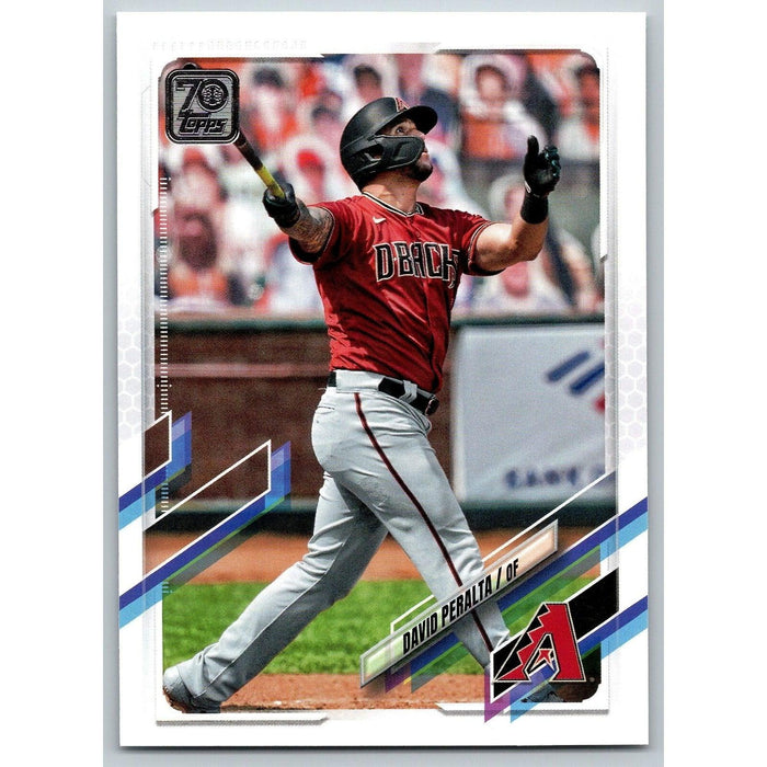 2021 Topps Baseball Complete Set David Peralta Arizona Diamondbacks #640 - Collectible Craze America