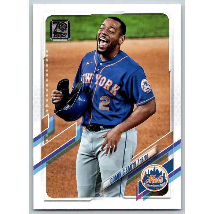 2021 Topps Baseball Complete Set Dominic Smith New York Mets #546 - Collectible Craze America