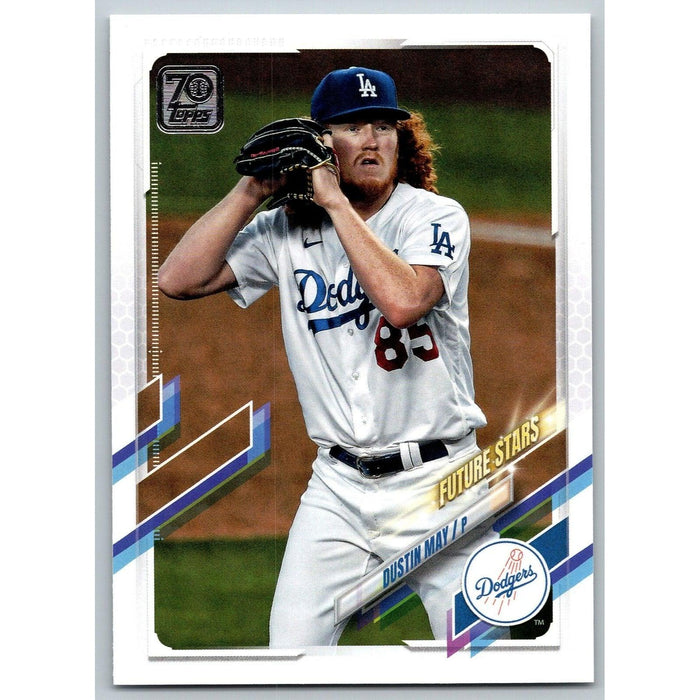 2021 Topps Baseball Complete Set Dustin May Los Angeles Dodgers #355 - Collectible Craze America