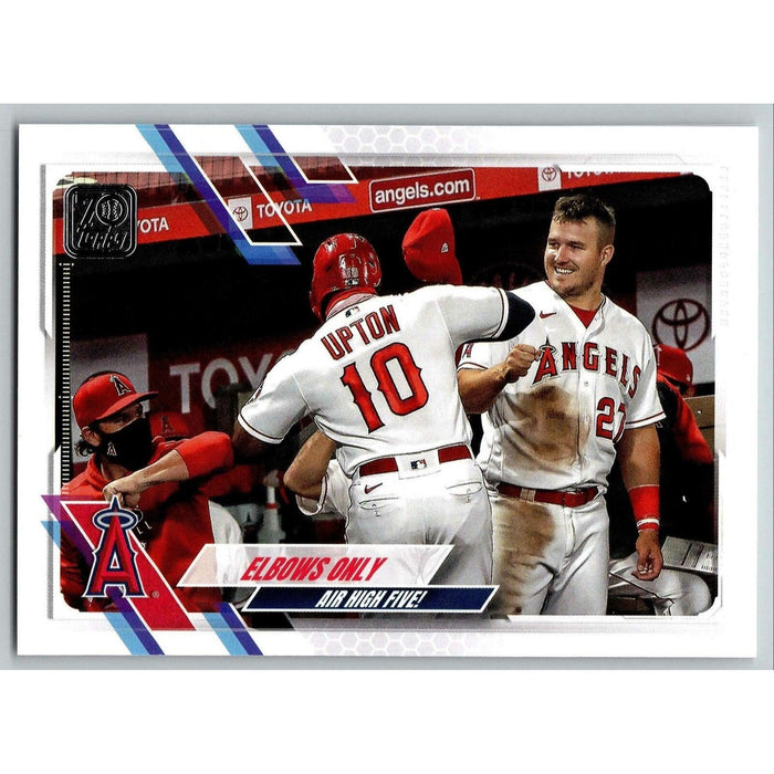 2021 Topps Baseball Complete Set Elbows Only Los Angeles Angels #166 - Collectible Craze America