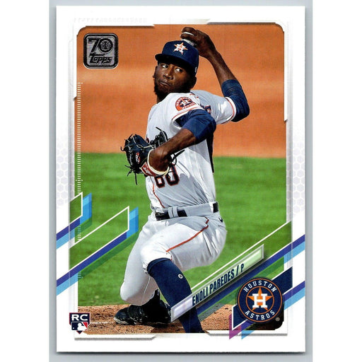 2021 Topps Baseball Complete Set Enoli Paredes RC Houston Astros #569 - Collectible Craze America