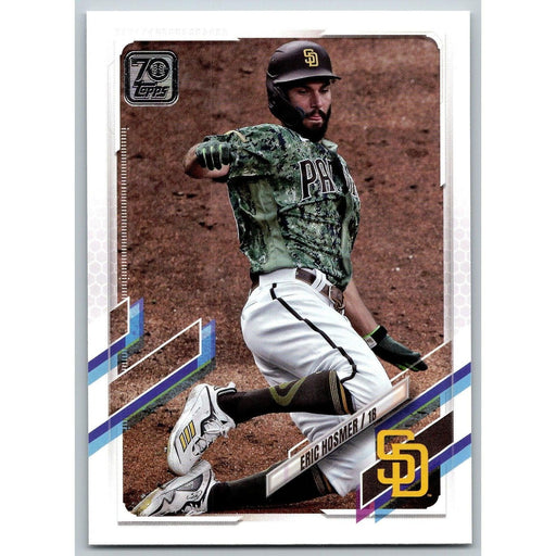 2021 Topps Baseball Complete Set Eric Hosmer San Diego Padres #639 - Collectible Craze America