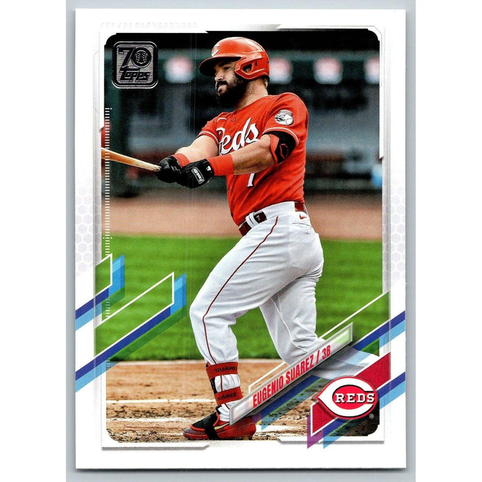 2021 Topps Baseball Complete Set Eugenio Suarez Cincinnati Reds #627 -  Collectible Craze America