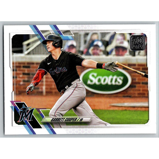 2021 Topps Baseball Complete Set Garrett Cooper Miami Marlins #565 - Collectible Craze America