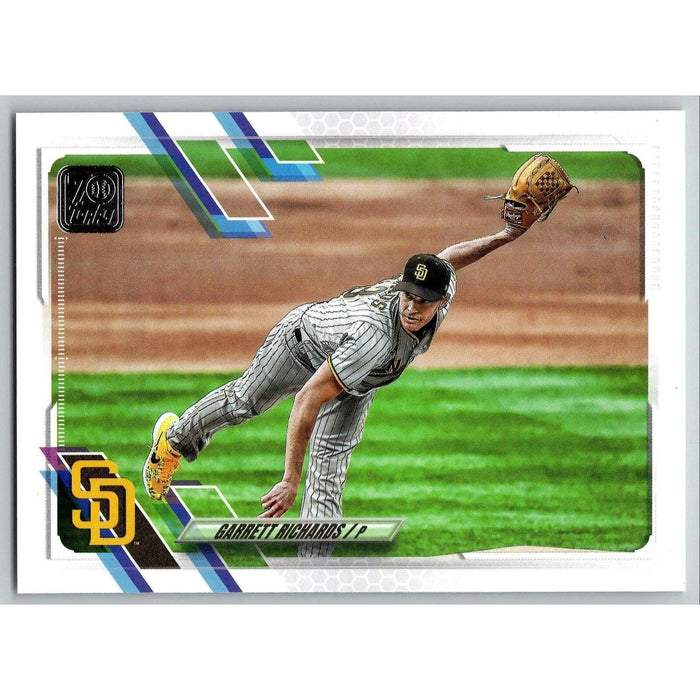 2021 Topps Baseball Complete Set Garrett Richards San Diego Padres #140 - Collectible Craze America