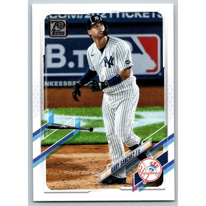 2021 Topps Baseball Complete Set Gary Sanchez New York Yankees #525 - Collectible Craze America