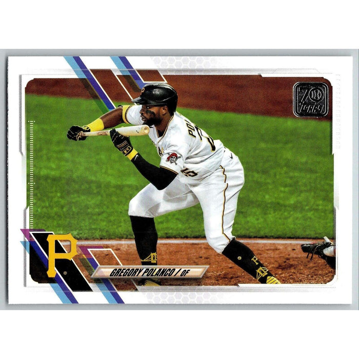 2021 Topps Baseball Complete Set Gregory Polanco Pittsburgh Pirates #412 - Collectible Craze America