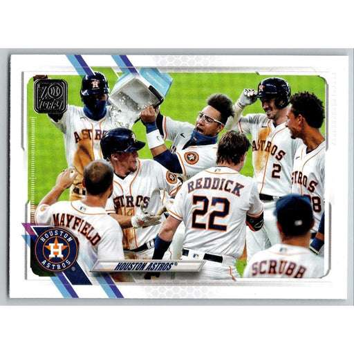 2021 Topps Baseball Complete Set Houston Astros Houston Astros #545 - Collectible Craze America