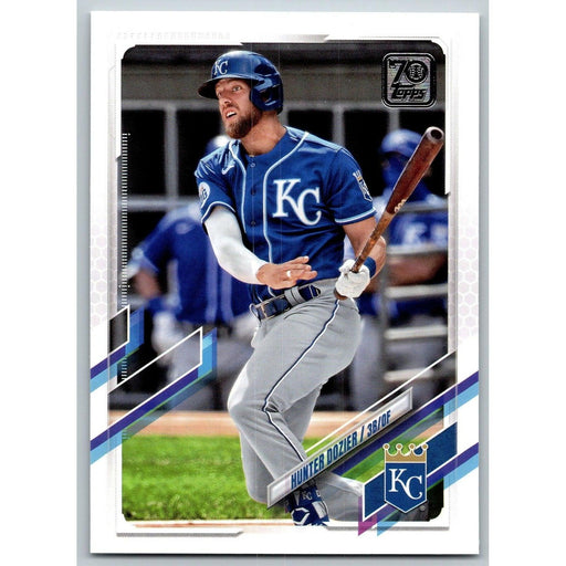 2021 Topps Baseball Complete Set Hunter Dozier Kansas City Royals #443 - Collectible Craze America