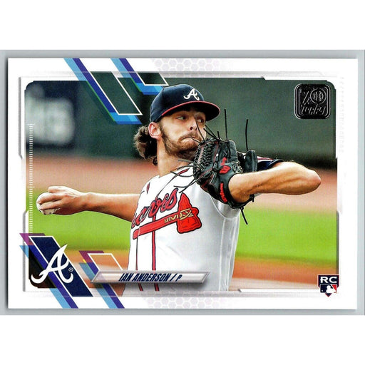 2021 Topps Baseball Complete Set Ian Anderson RC Atlanta Braves #239 - Collectible Craze America