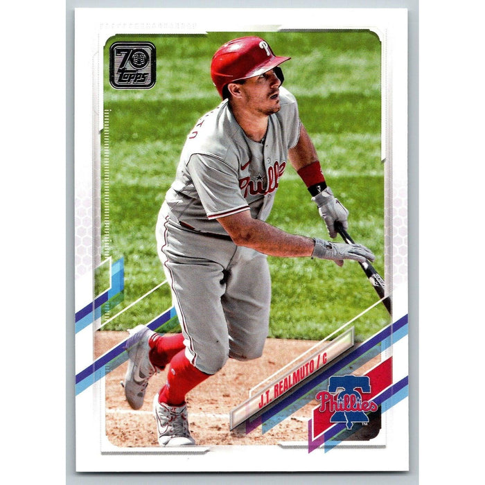 2021 Topps Baseball Complete Set J.T. Realmuto Philadelphia Phillies #611 - Collectible Craze America