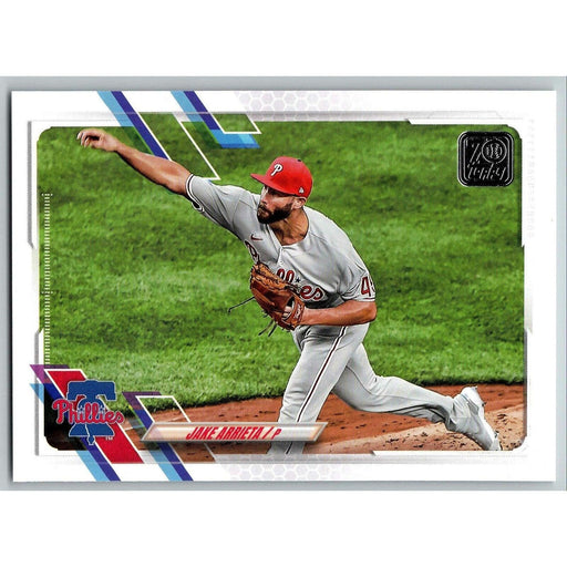 2021 Topps Baseball Complete Set Jake Arrieta Philadelphia Phillies #317 - Collectible Craze America