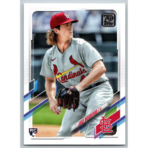 2021 Topps Baseball Complete Set Jake Woodford RC St. Louis Cardinals #451 - Collectible Craze America