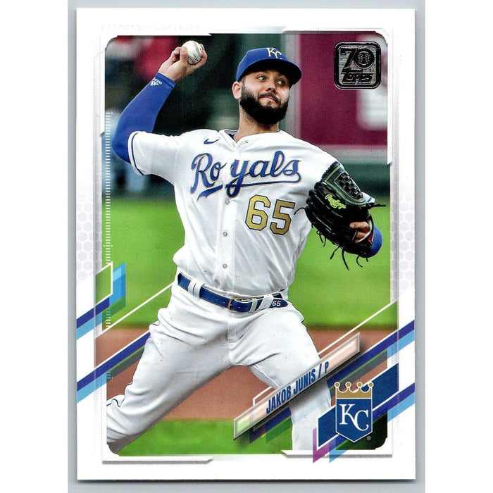 2021 Topps Baseball Complete Set Jakob Junis Kansas City Royals #19 - Collectible Craze America