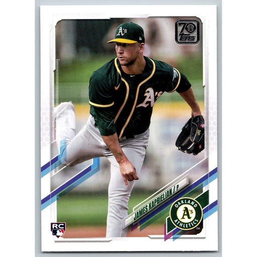 2021 Topps Baseball Complete Set James Kaprielian RC Oakland Athletics #167 - Collectible Craze America