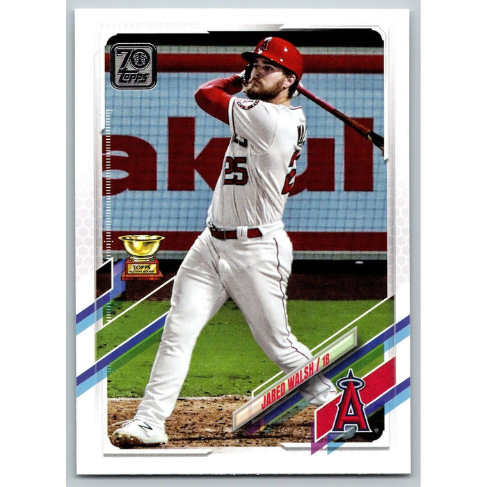 2021 Topps Baseball Complete Set Jared Walsh Los Angeles Angels #575 - Collectible Craze America