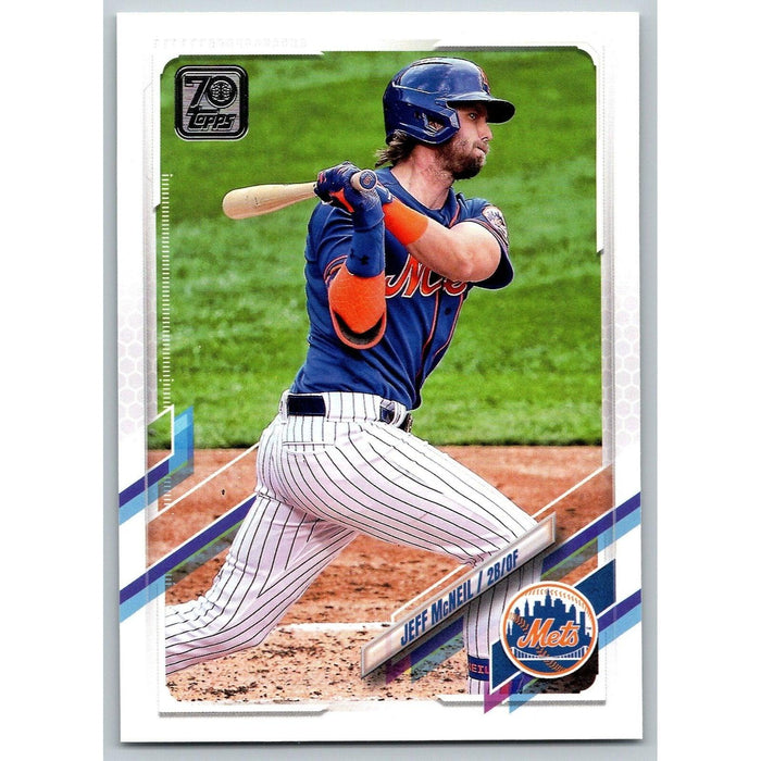 2021 Topps Baseball Complete Set Jeff McNeil New York Mets #489 - Collectible Craze America