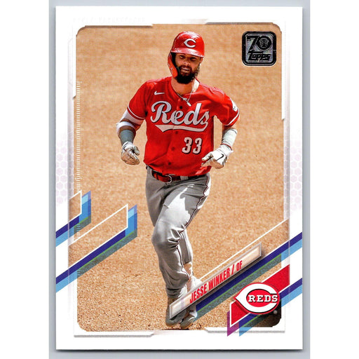 2021 Topps Baseball Complete Set Jesse Winker Cincinnati Reds #281 - Collectible Craze America