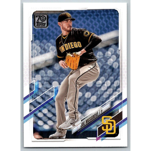 2021 Topps Baseball Complete Set Joe Musgrove San Diego Padres #411 - Collectible Craze America