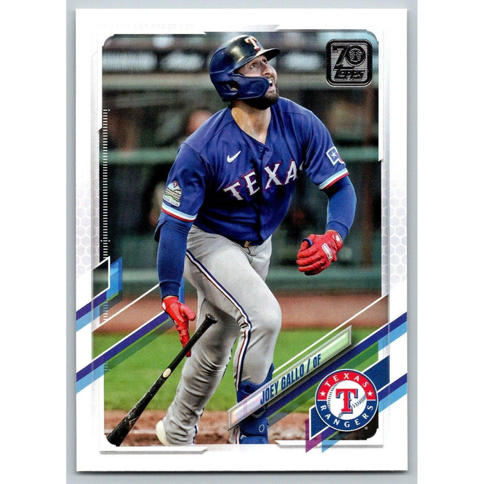 2021 Topps Baseball Complete Set Joey Gallo Texas Rangers #131 - Collectible Craze America