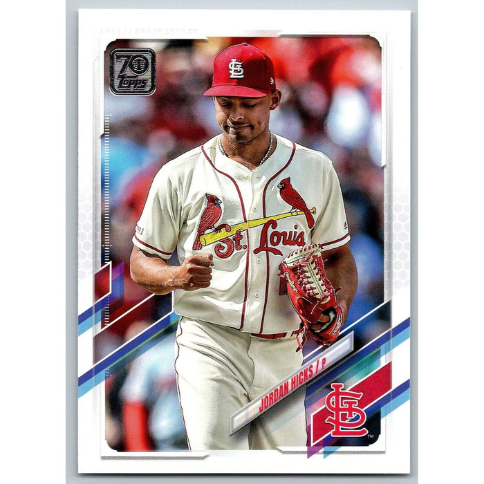 2021 Topps Baseball Complete Set Jordan Hicks St. Louis Cardinals #536 - Collectible Craze America