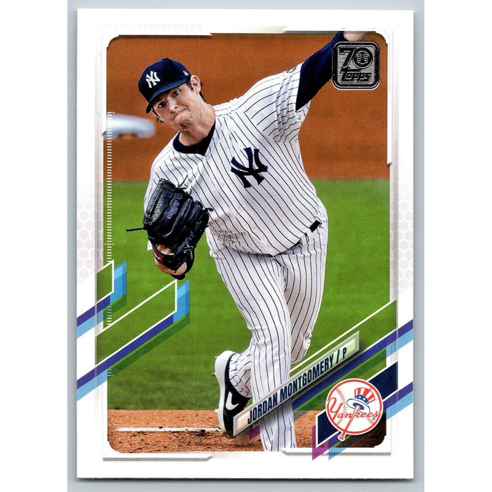 2021 Topps Baseball Complete Set Jordan Montgomery New York Yankees #630 - Collectible Craze America