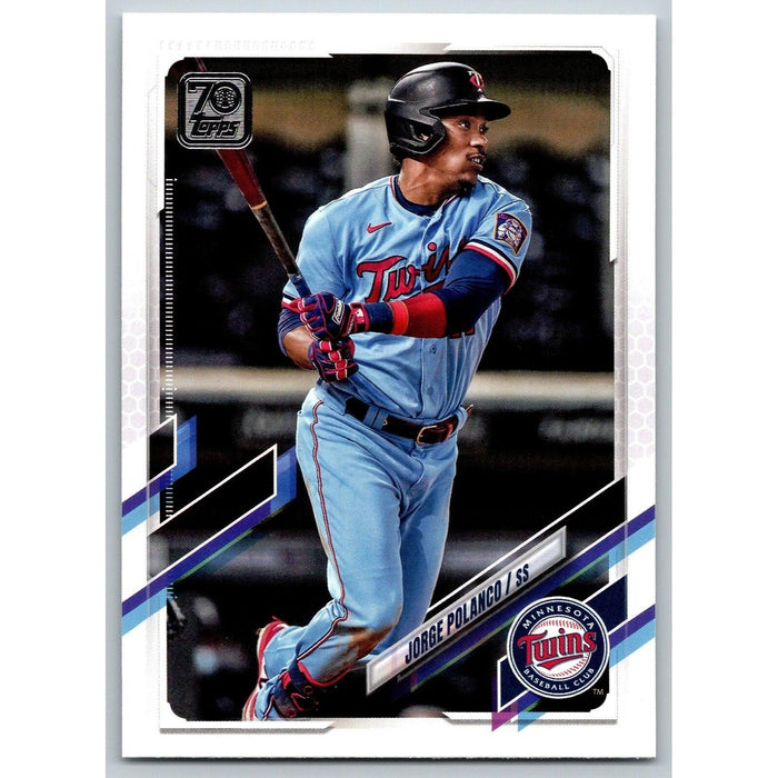 2021 Topps Baseball Complete Set Jorge Polanco Minnesota Twins #598 - Collectible Craze America