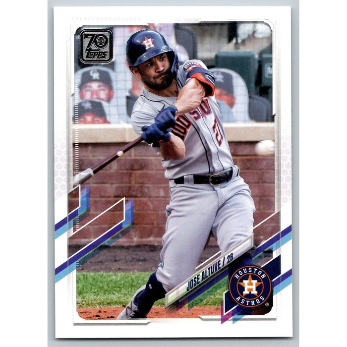 2021 Topps Baseball Complete Set Jose Altuve Houston Astros #432 - Collectible Craze America