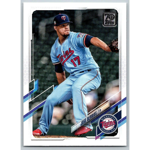 2021 Topps Baseball Complete Set Jose Berrios Minnesota Twins #395 - Collectible Craze America