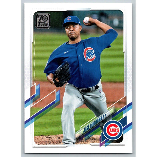 2021 Topps Baseball Complete Set Jose Quintana Chicago Cubs #37 - Collectible Craze America