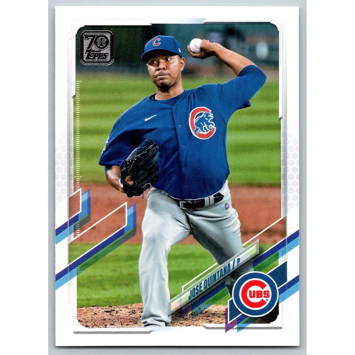 2021 Topps Baseball Complete Set Jose Quintana Chicago Cubs #37 - Collectible Craze America