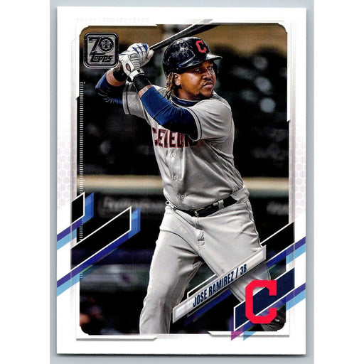 2021 Topps Baseball Complete Set Jose Ramirez Cleveland Indians #360 - Collectible Craze America