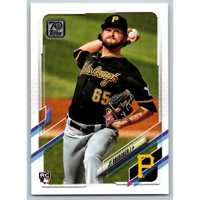 2021 Topps Baseball Complete Set JT Brubaker RC Pittsburgh Pirates #560 - Collectible Craze America