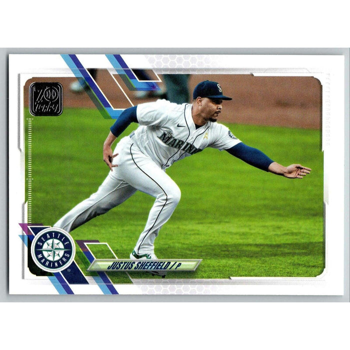 2021 Topps Baseball Complete Set Justus Sheffield Seattle Mariners #6 - Collectible Craze America