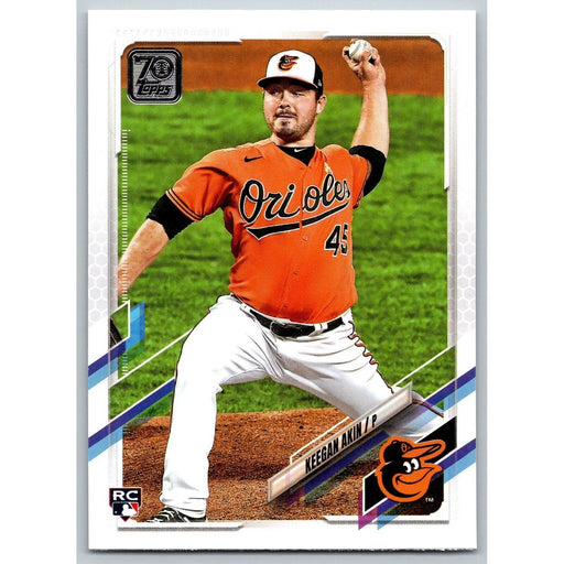 2021 Topps Baseball Complete Set Keegan Akin RC Baltimore Orioles #562 - Collectible Craze America