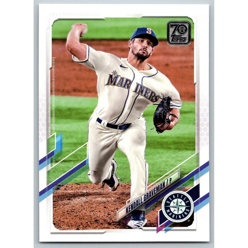 2021 Topps Baseball Complete Set Kendall Graveman Seattle Mariners #340 - Collectible Craze America