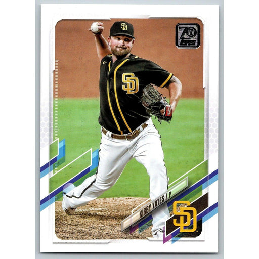 2021 Topps Baseball Complete Set Kirby Yates San Diego Padres #267 - Collectible Craze America