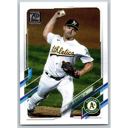 2021 Topps Baseball Complete Set Liam Hendricks Oakland Athletics #80 - Collectible Craze America