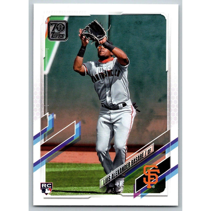 2021 Topps Baseball Complete Set Luis Alexander Basabe RC San Francisco Giants - Collectible Craze America