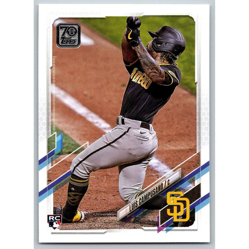 2021 Topps Baseball Complete Set Luis Campusano RC San Diego Padres #381 - Collectible Craze America