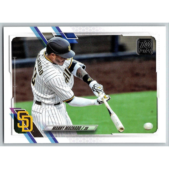 2021 Topps Baseball Complete Set Manny Machado San Diego Padres #192 - Collectible Craze America