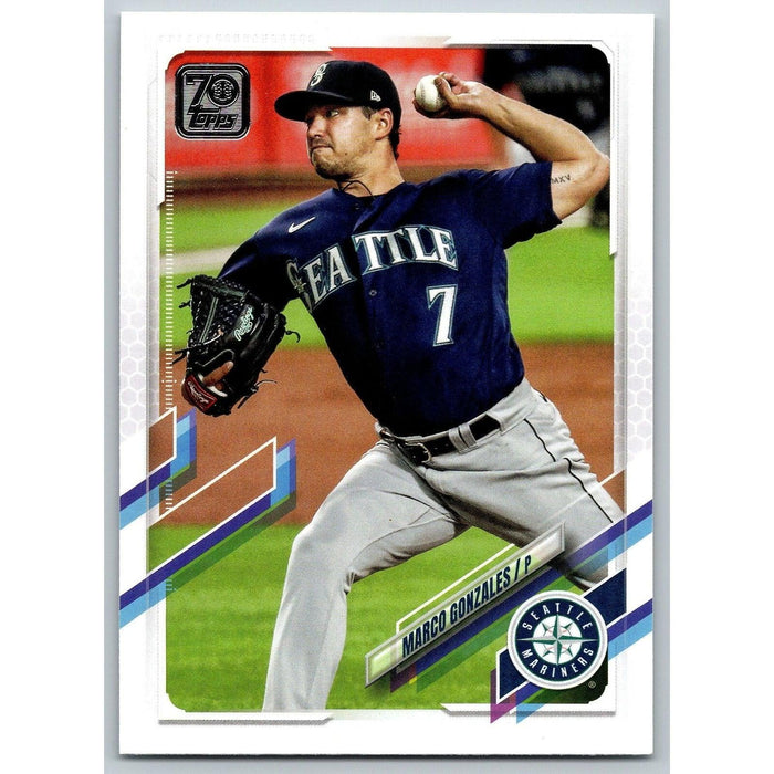 2021 Topps Baseball Complete Set Marco Gonzales Seattle Mariners #136 - Collectible Craze America